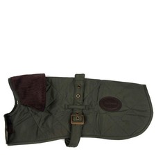Image of Barbour Quilted Dog Coat Olive