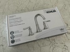 Kohler Capilano Brushed Nickel 8 Inch Widespread Bathroom Faucet