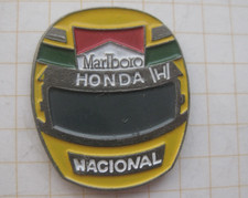FAHRERHELM / HONDA  / MOTORSPORT ............ Zigaretten Auto-Pin (242c)