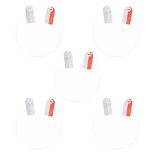 50mm Dia 0.22mm Thick Round High Definition Soft PET Watch Screen Protector 5pcs