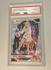 2024 PANINI PRIZM WNBA SOPHIE CUNNINGHAM #117 ICE PRIZM PSA 10 GEM MT