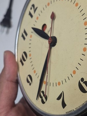 1930s Telechron 2H09 “Stewardess” Electric 50s Dinner Wall Clock