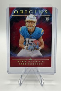 2024 Panini Origins - Rookies Ladd McConkey #139 Red /149 (RC)