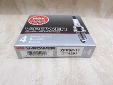4 PACK NGK (4291) ZFR6F-11, V-Power Spark Plug, Made In Japan