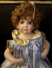 Haunted Porcelain Doll “Brynn” ~ Active Child Spirit ~ Loves the Moon & Stars