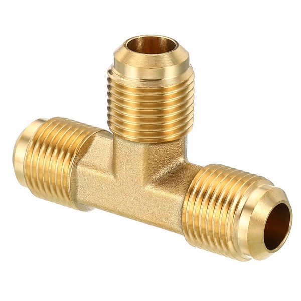 "3/8\"X3/8\"X3/8\" Messing Rohrleitung Fitting Fackel T-Rohr Fitting Rohrleitung"-image