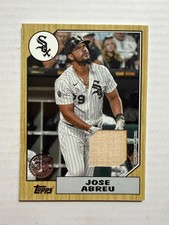 Jose Abreu Topps 2022 Series 1 1987 Relic Chicago White Sox 87R-JA