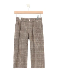 Pantalon plissé à carreaux Gucci garçon