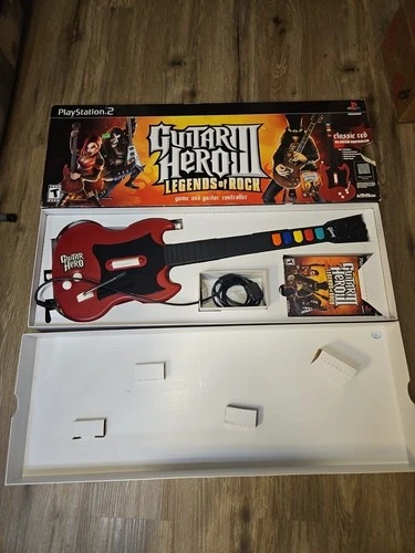 Guitar Hero III: Legends of Rock Bundle (Sony PlayStation 2, 2007)