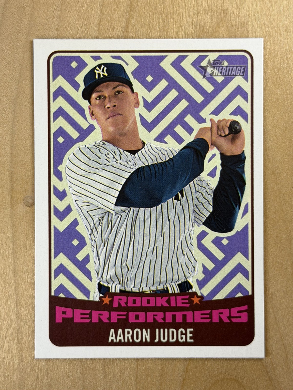 Aaron Judge 2017 Topps Heritage RC Rookie Performers #RP-AJ