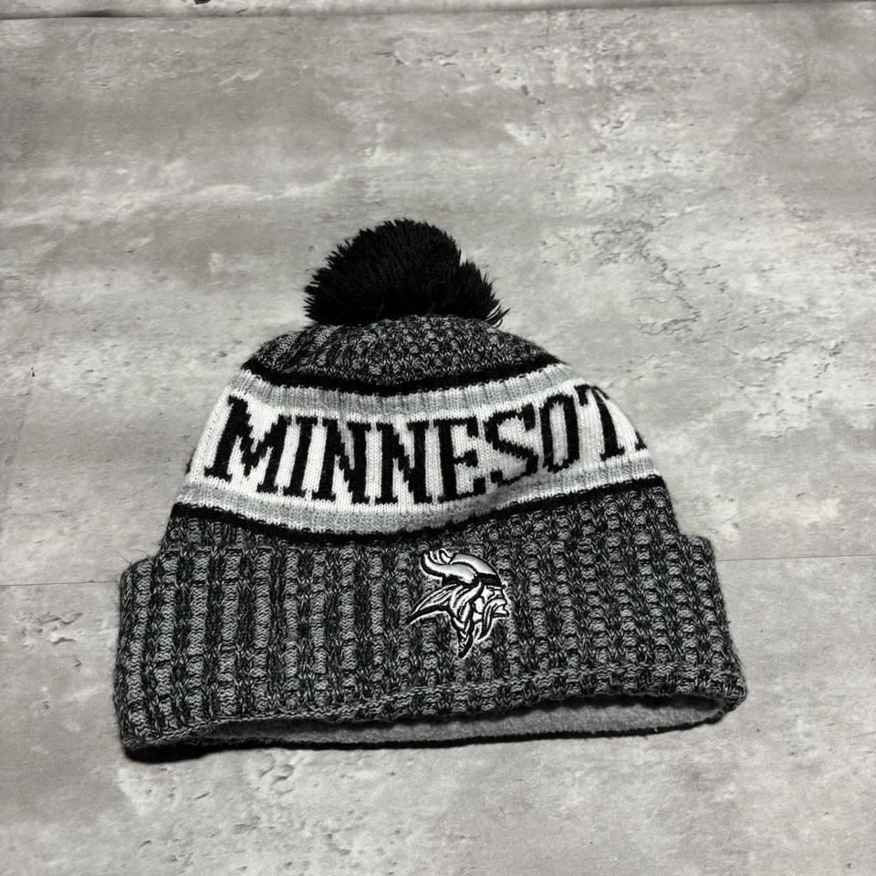 Gorra gorro Minnesota Vikings adulto talla única New Era gris para hombre Foto 2 de 3