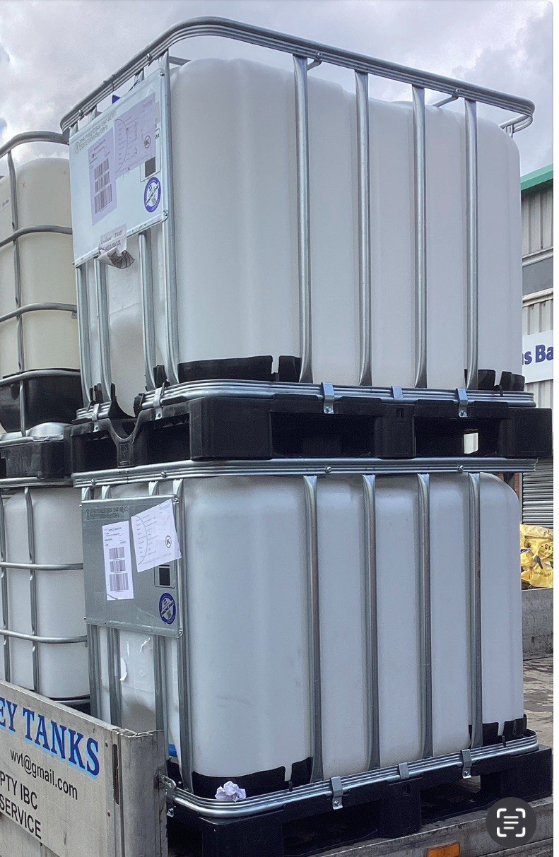 ibc Water Oil tank 600 Litre Food Grade 500 Can Double Stack For ...