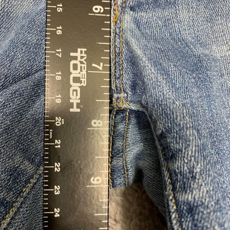 Ann Taylor LOFT Women’s Curvy Jeans Size 6 Long (28/6L) Bootcut Blue Denim - Image 3 of 4