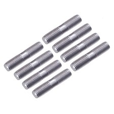 8pcs M10x1.25x48mm Exhaust Manifold Stud Bolt Fit For Toyota Nissan Honda Hot