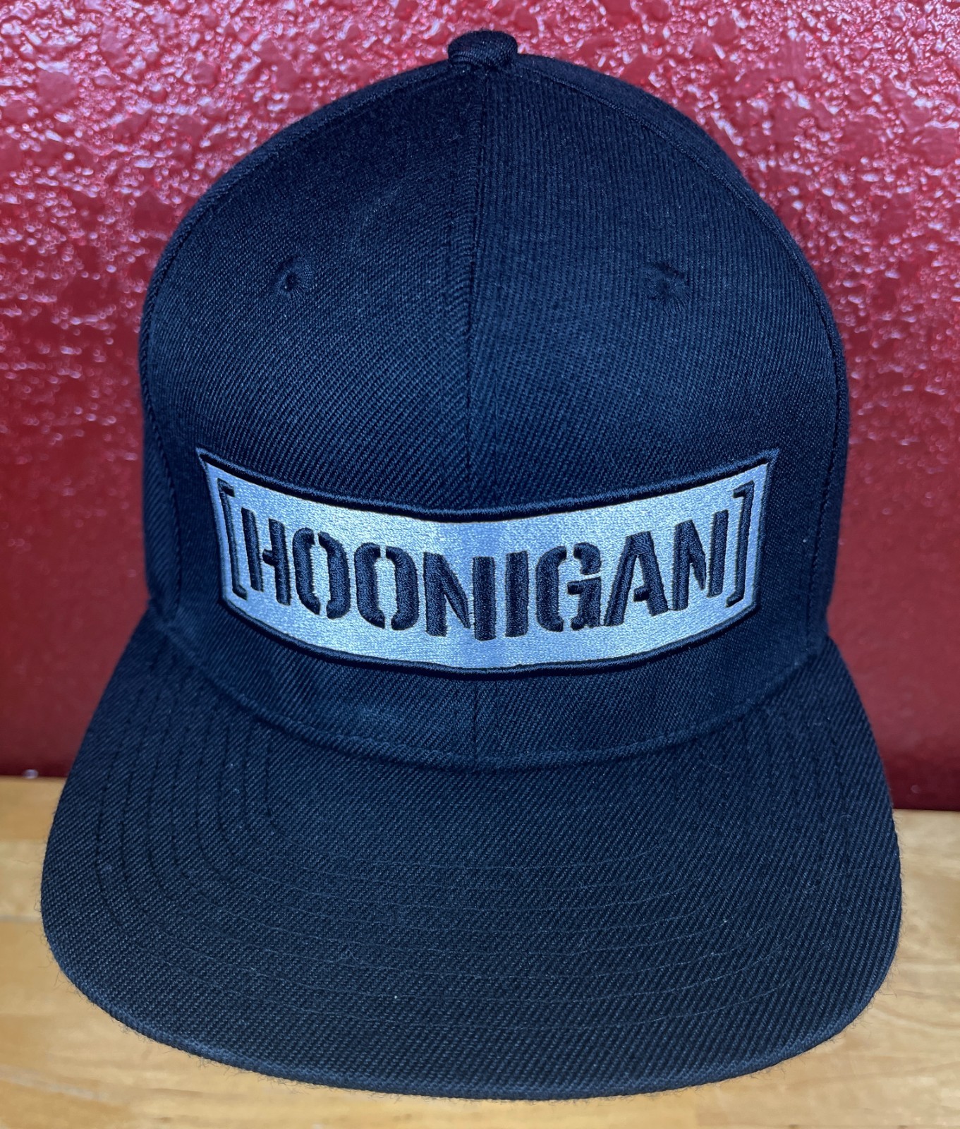 Hoonigan Industries Rectangle Patch Snapback Hat … - image 1