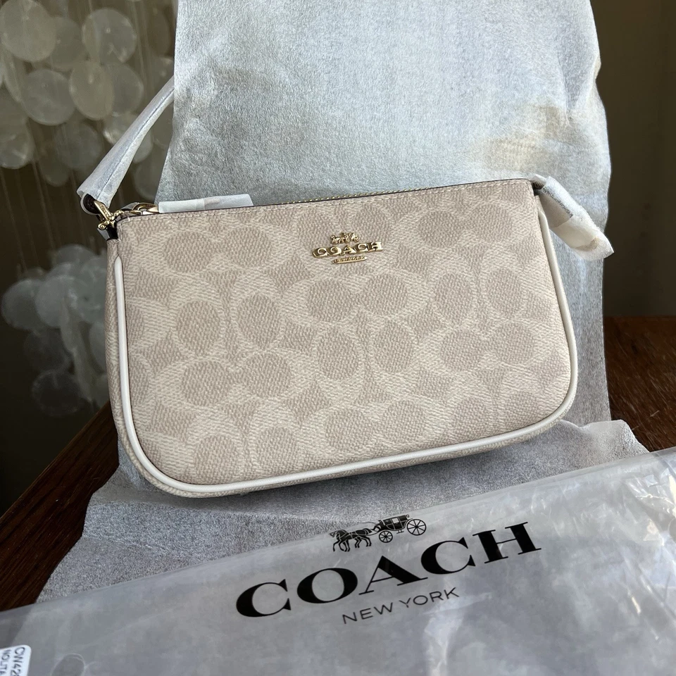 NWT Coach Nolita 19 In Signature Canvas CW426 (Sand/chalk) Beige Cream ￼ - Image 2 of 4