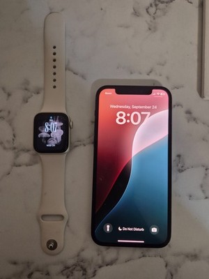 Apple iPhone 12 Pro (Unlocked) and Apple Watch GPS + Cellular 2024 40mm 