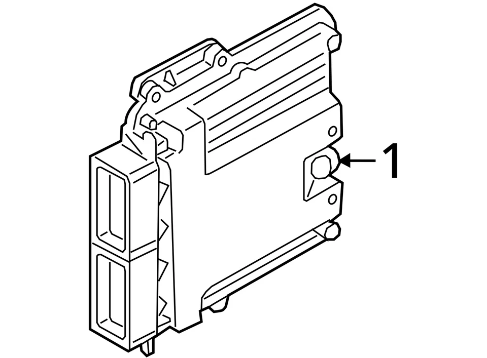Engine ECM Electronic Control Module 2.0L VIN 9 Turbo Fits 17-20 FUSION 2559059 - Image 4 of 4