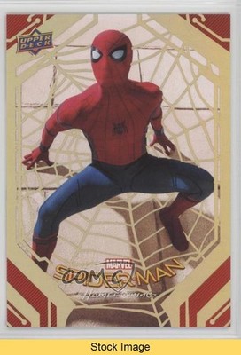 2017 Marvel Homecoming Gold Foil Spider-Man Finding a Way In #53 READ 0o04