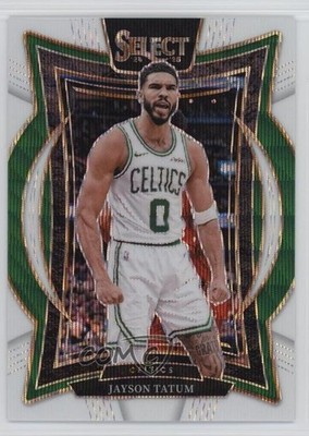 2024-25 Panini Select Concourse White Wave Prizm /99 Jayson Tatum #2 0e5c