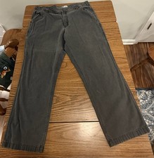Carhartt Men's Rugged Flex Relaxed Fit Gravel Canvas Work Pants Size 40x32