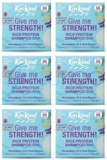 KinKind Give Me Strength Shampoo Riegel mit Reisprotein - 50g (6er Pack)