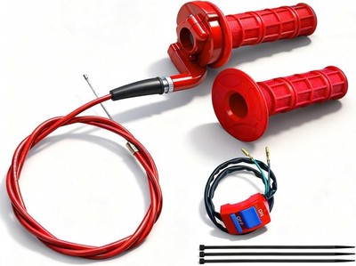 7/8 22mm Twist Throttle Accelerator Handle Grips for Pit Bike Mini Bike Throttle