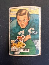 1951 Bowman Lou Creekmur #62 (RC) poor warped dirty