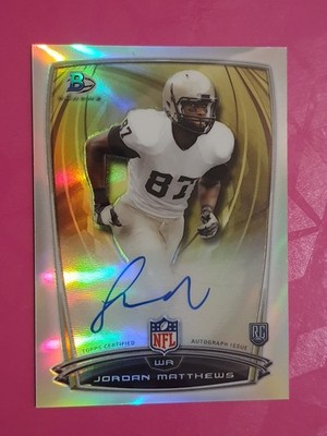 2014 Topps Bowman Chrome Rookie Refractor Autograph Jordan Matthews