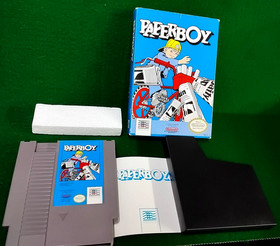 PAPERBOY  COMPLETE in BOX NINTENDO NES 1988 TENGEN RARE!