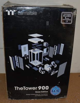 Thermaltake The Tower 900 Snow Edition E-ATX Vertical Super Tower  Open Box