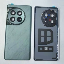Rear Glass Battery Cover Housing Back Door+Camera Lens For OnePlus 12 5G