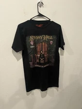 Black Stony Hill Graphic T-Shirt Size S by Control