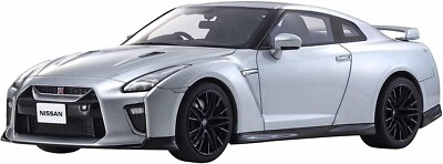 1/18 Nissan GT-R (R35) 2020 Samurai EDT Silver Resin Model by