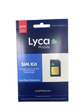 Lycamobile PreCut 1 Month SIM CARD ACTIVATE Preload with 19 Plan International