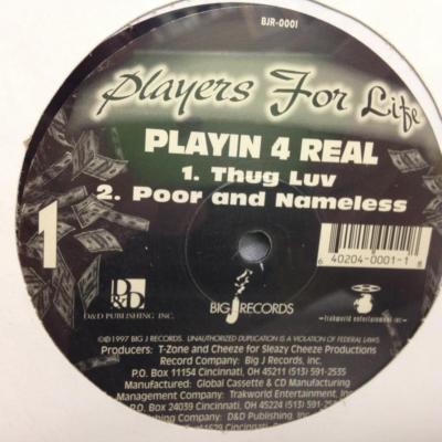洋楽 G-rap Players For Life PLAYIN 4 REAL Players For Life