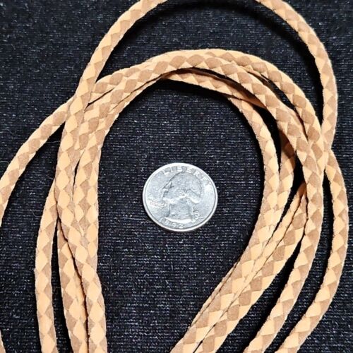TNT: B21 34" braun & hellbraun Wildleder Diamant Mode Bolo Kordel (keine Spitzen) Westernkleidung
