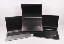 (Lot of 3) HP Probook's G5/G6 Intel i5 8th Gen Processors - See Notes