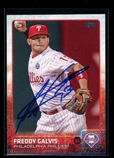 2015 Topps FREDDY GALVIS Signed Card autograph auto PHILLIES