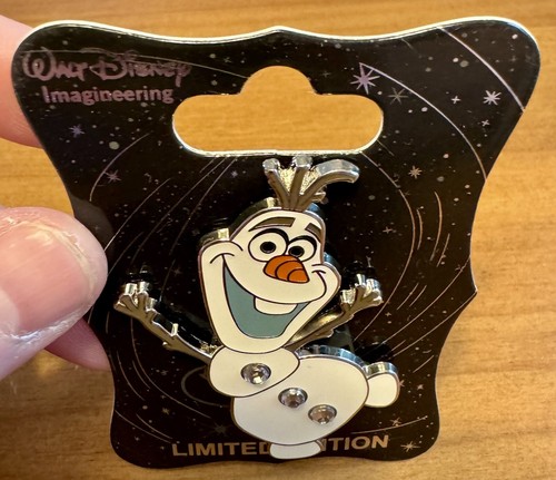 Disney WDI Disneyland 60th Anniversary Diamond Character LE 250 60 Pin - Olaf - Picture 7 of 9