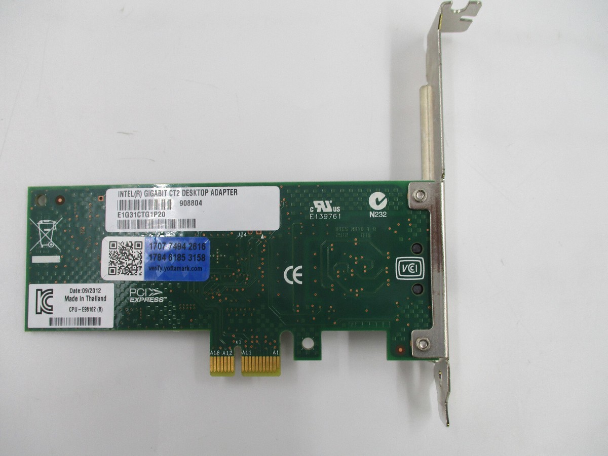 【新品未使用】Intel Gigabit CT Desktop Adapter Amazon.com: Intel EXPI9301CT Gigabit Ct Pci-E Desktop
