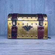 Vintage Capt David Babcock Clipper Ship Young America chest ( came off a lamp )