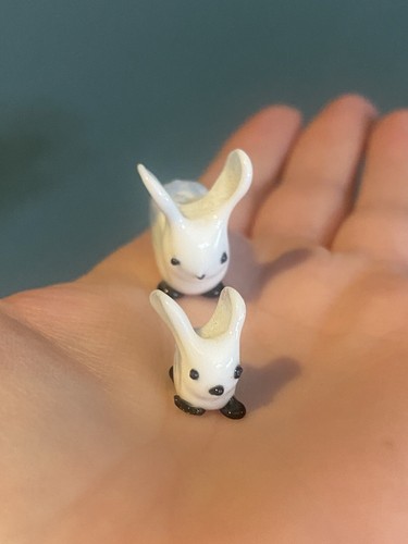 Tiny Art Glas Miniatur Kaninchen Hase handgeblasene Figuren Tier