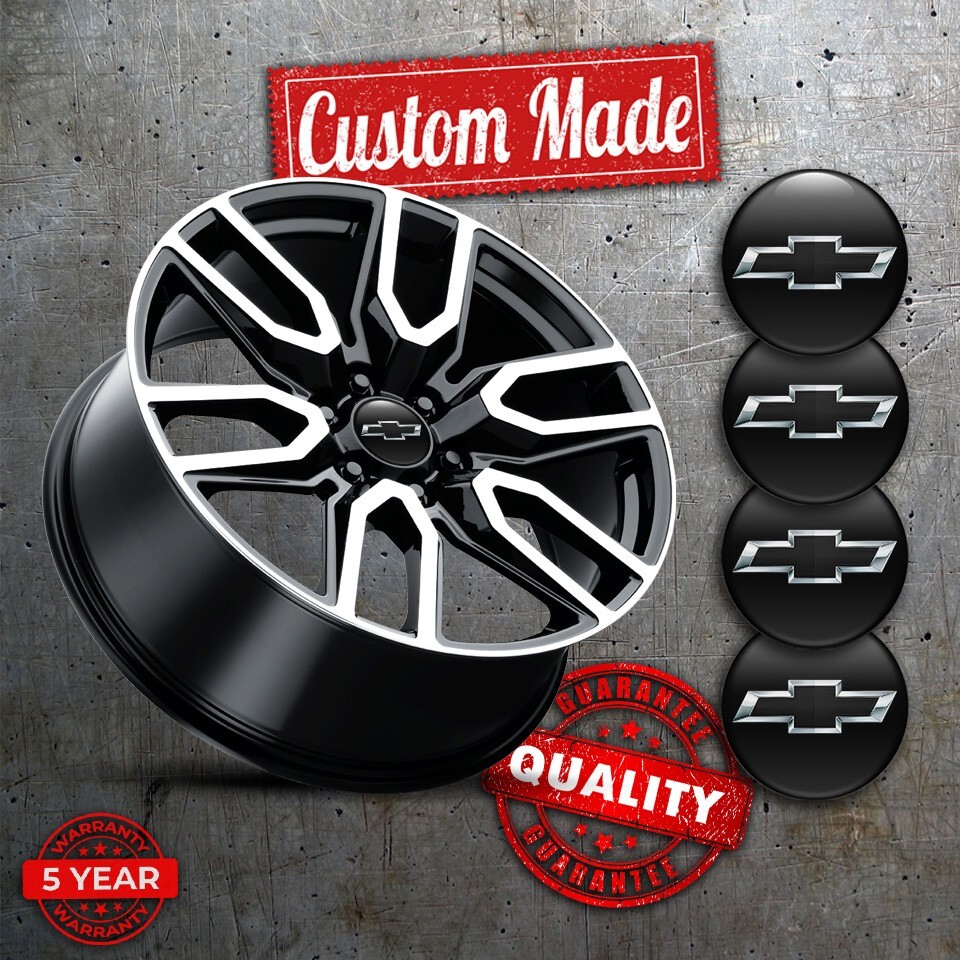 3D Black Vinyl Wheel Stickers – Tuning Center Cap Logo Decals For Rims & Hubcaps (Unbranded, Croatia)