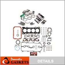 Full Gasket Set Bearings Pistons Fit 93-97 Ford Probe Mazda 626 Mx6