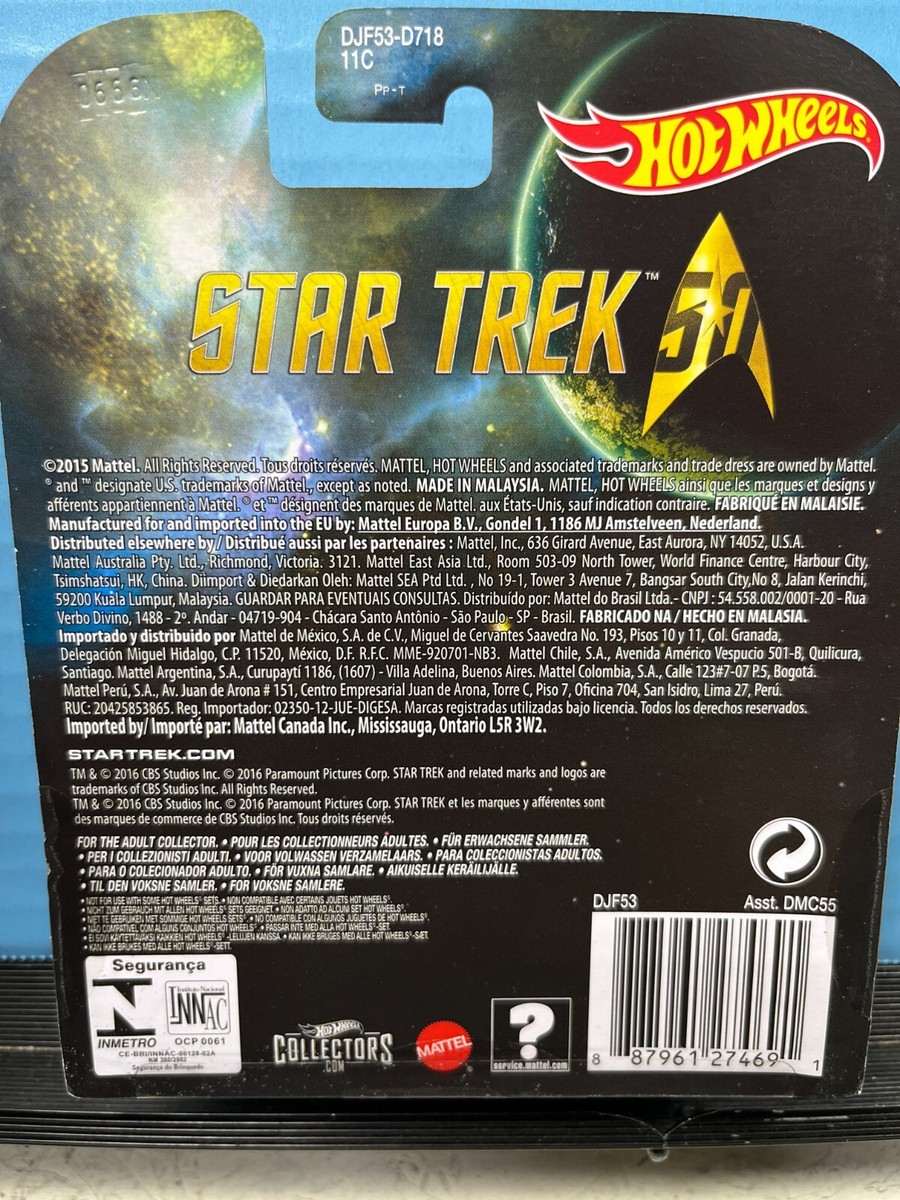 Hot Wheels Star Trek U.S.S. Enterprise NCC-1701 TOS Serie - Foto 8