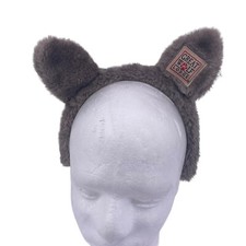 Headband Ears Great Wolf Lodge Wolf Gray Taupe White