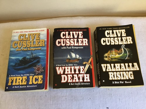 Mixed Lot of 6 Paperback Contemporary Clive Cussler Adventure Fictional Novels - Picture 3 of 5