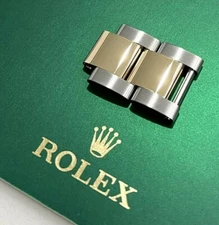 Original Rolex Submariner Daytona GMT II 1 Solid Link YG/SS 116713 116613 116523