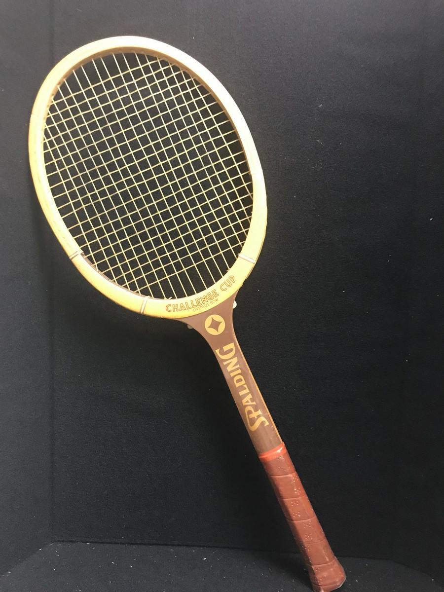 Vintage Spalding Oversize Bow Challenge Cup Pro Raquette de